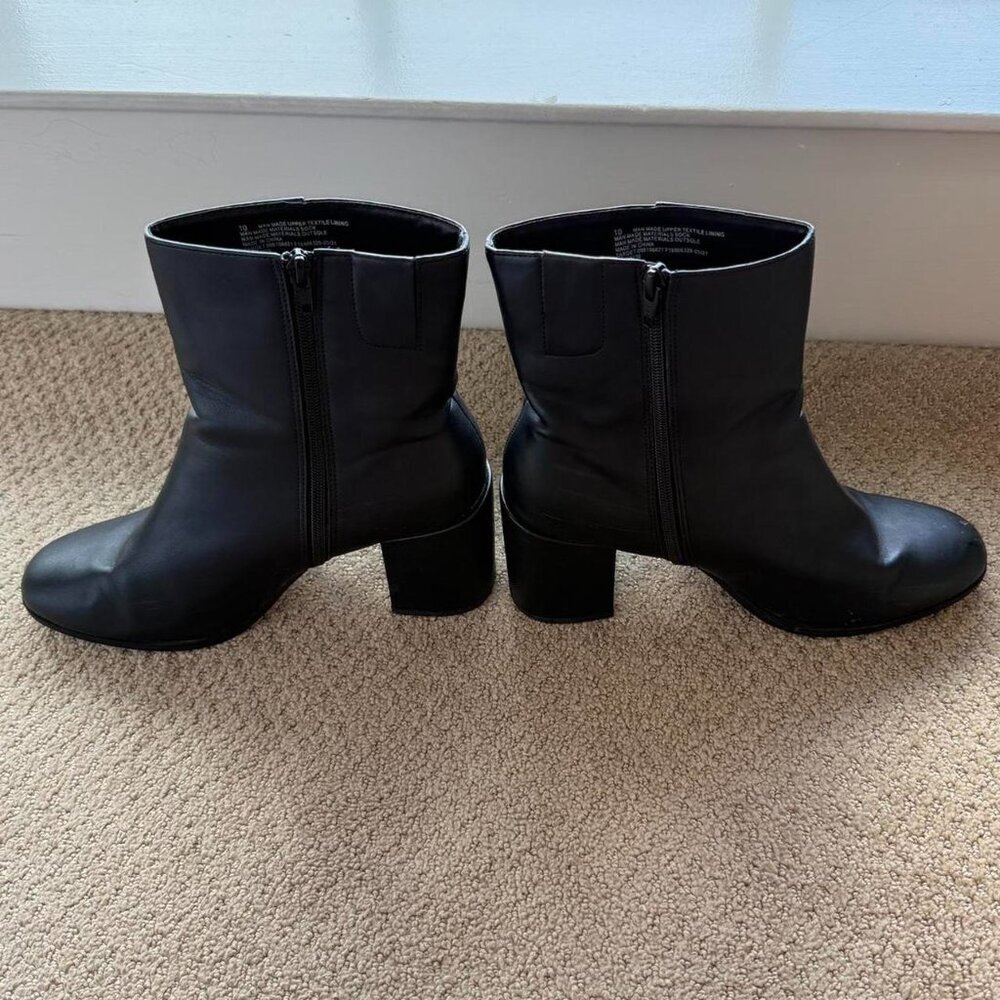 Target A New Day Black Booties Size 10 - Picture 3 of 8